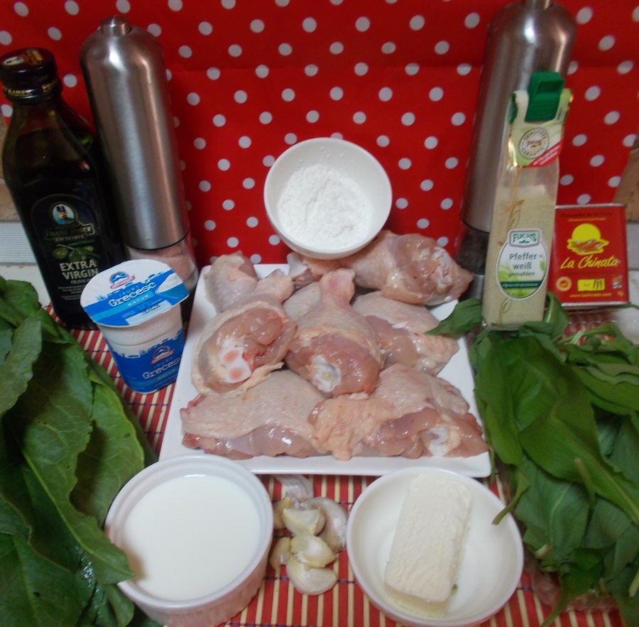 Pulpite de pui cu mancarica de stevie si leurda