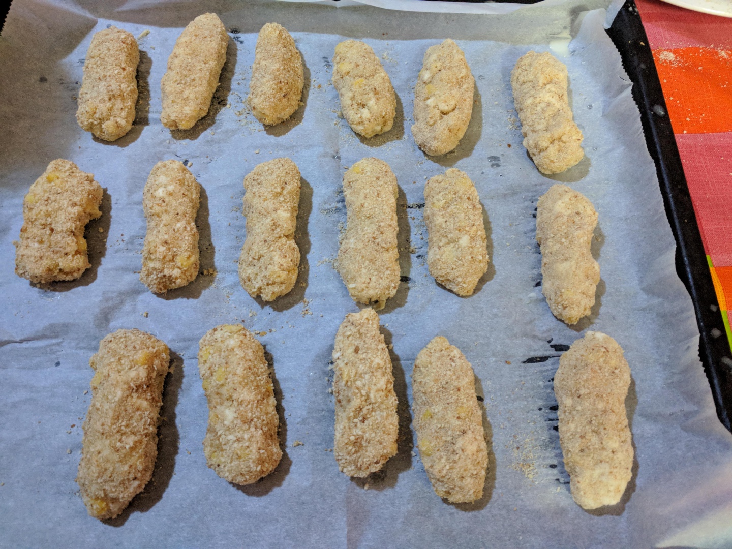 Batoane de porumb cu branza