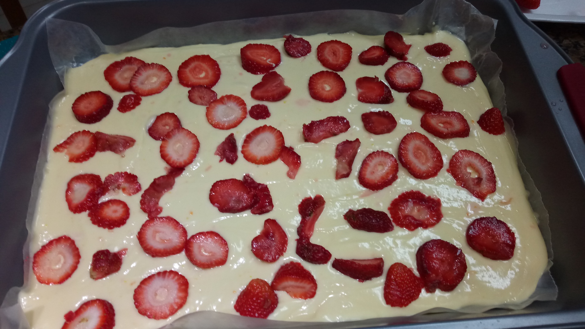 Prajitura cu capsuni