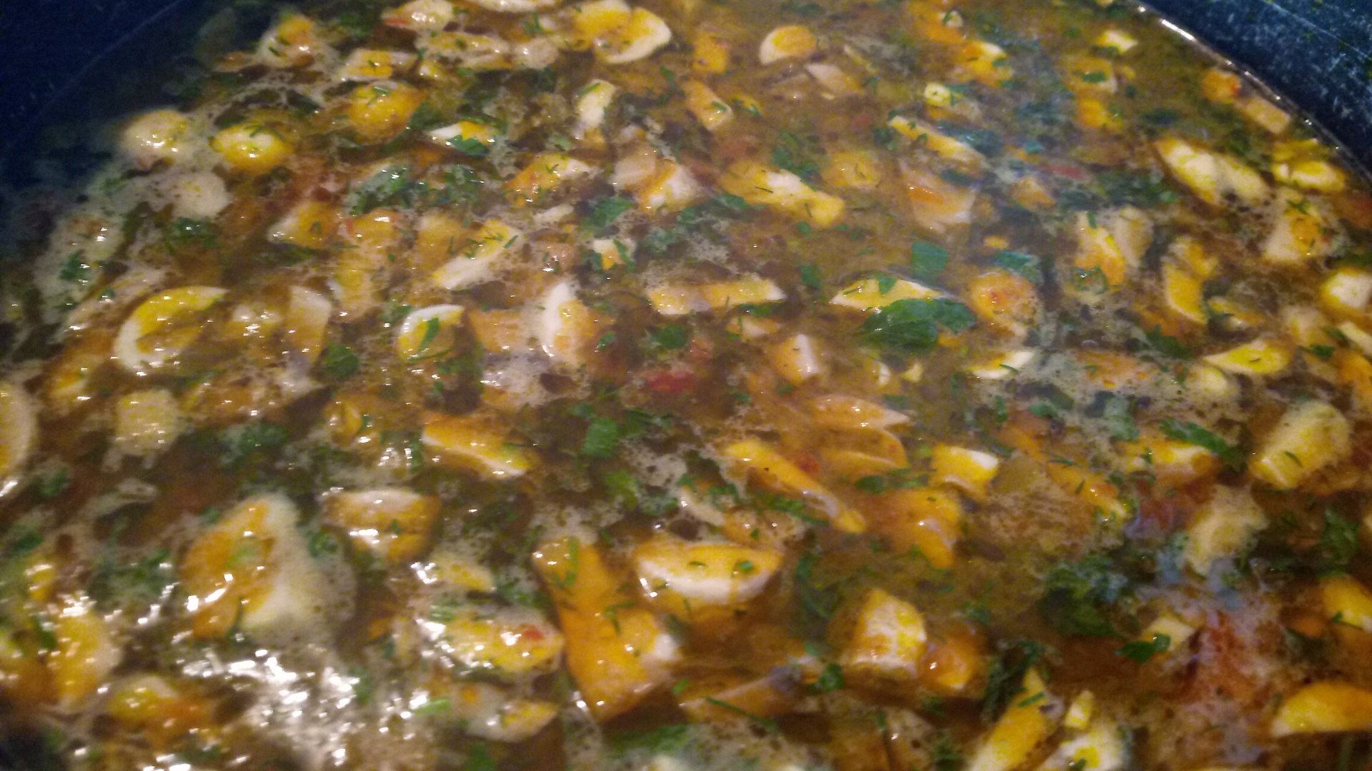 Ciorba de legume si ciuperci proaspete