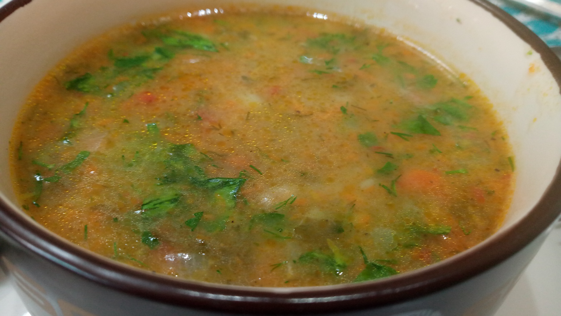 Ciorba de legume si ciuperci proaspete