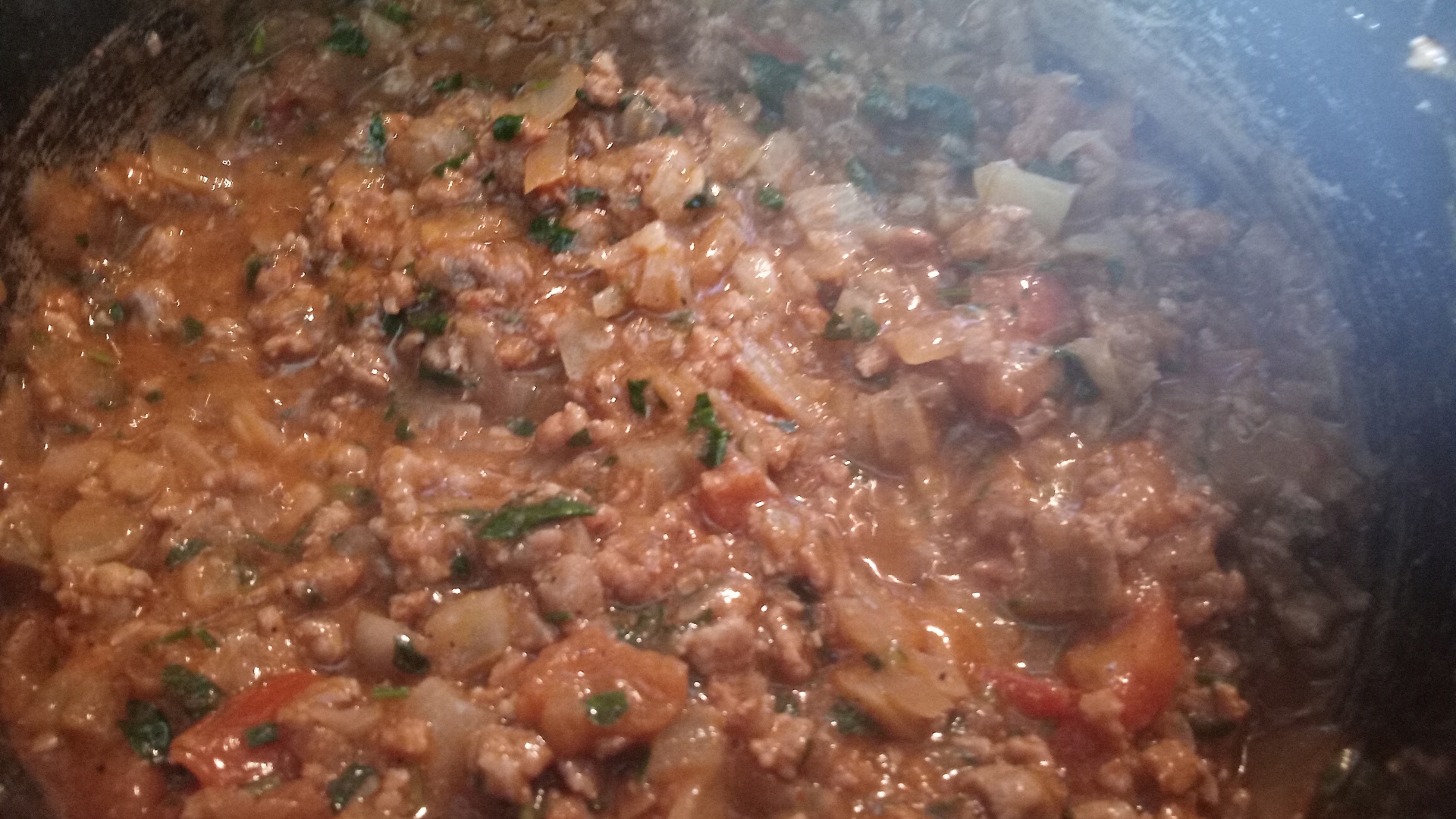 Vinete  la cuptor, cu garnitura de orez si legume