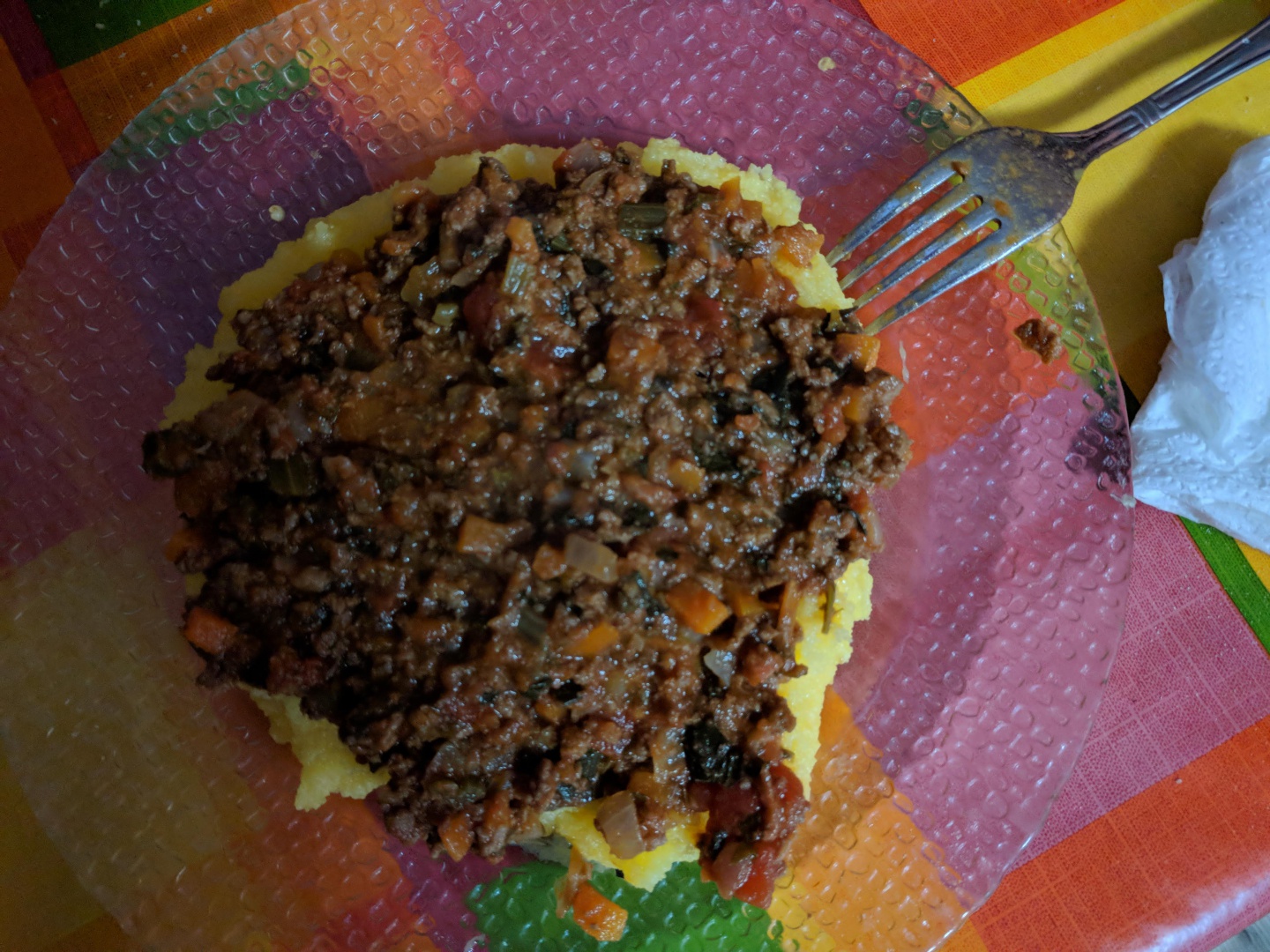 Ragu de carne pe mamaliguta