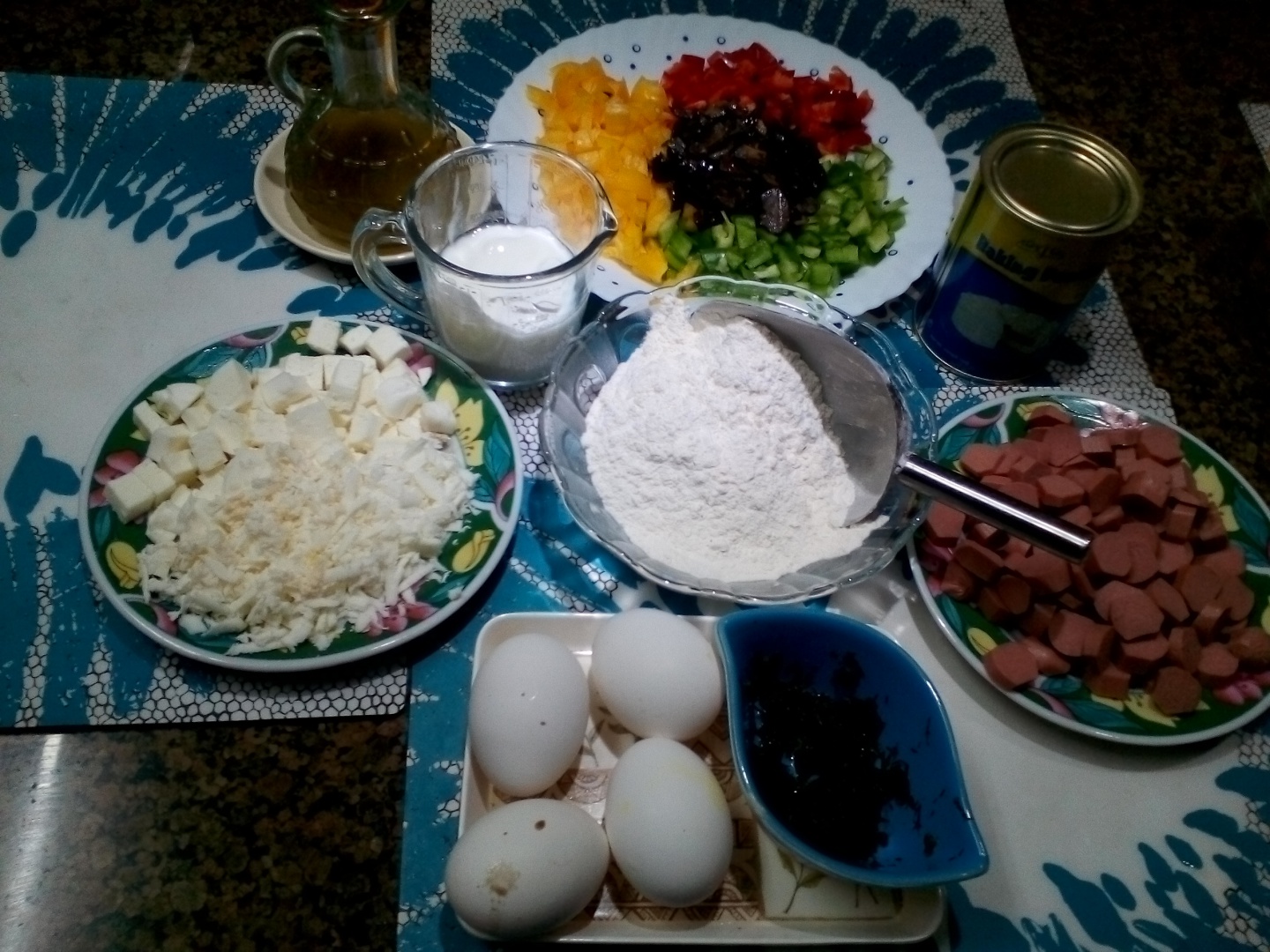 Chec aperitiv multicolor