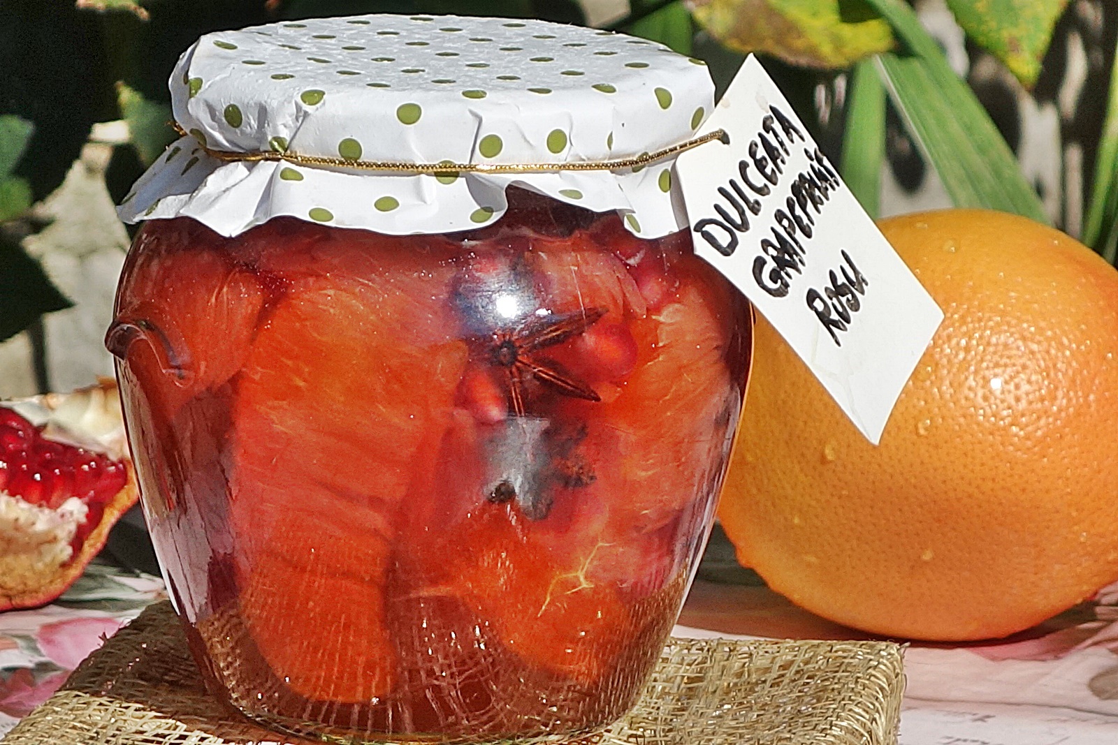 Dulceata de grapefruit rosu