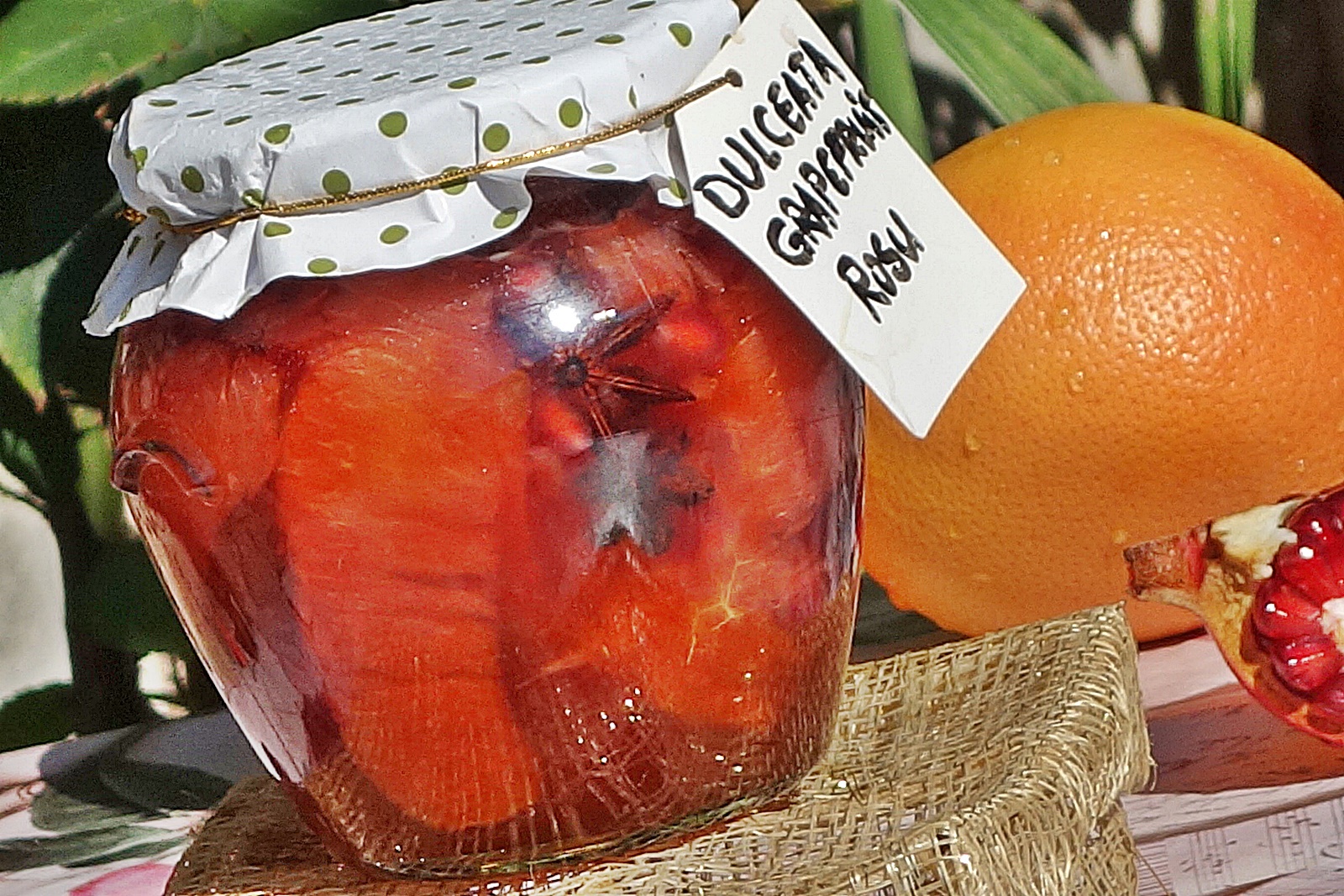 Dulceata de grapefruit rosu