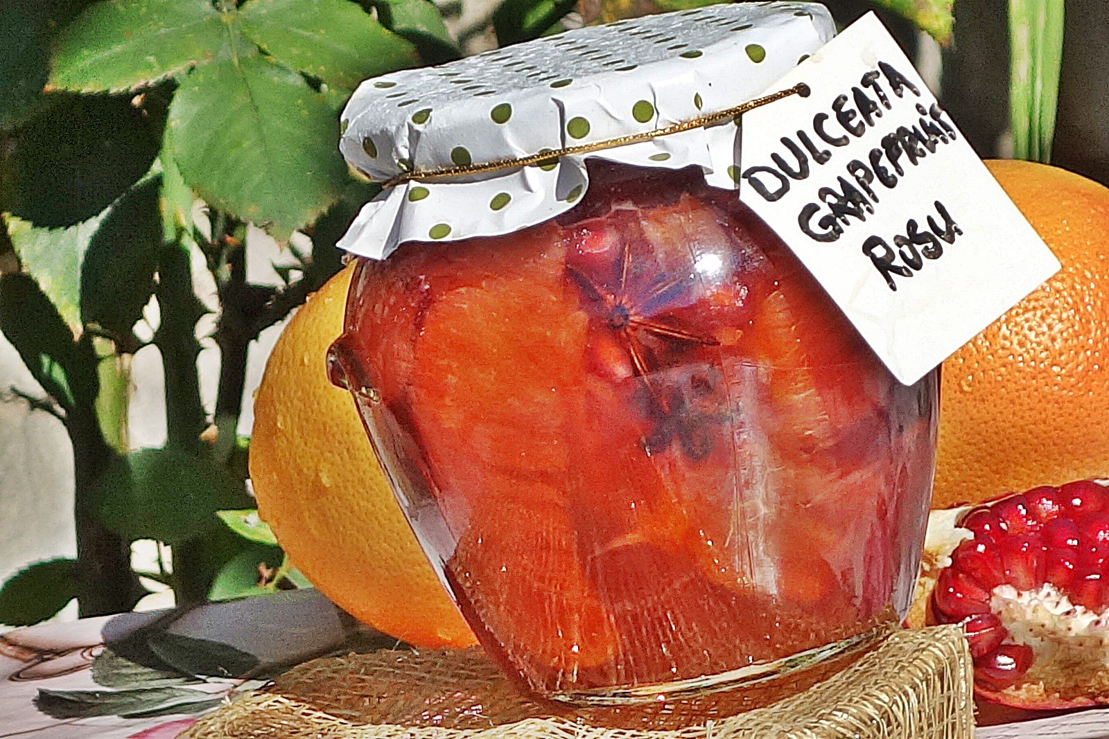 Dulceata de grapefruit rosu