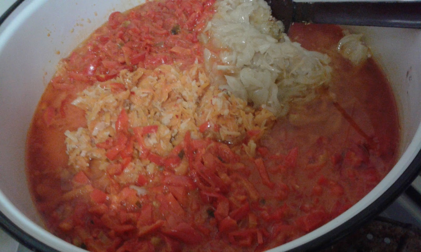 Tocana de legume cu orez pentru iarna