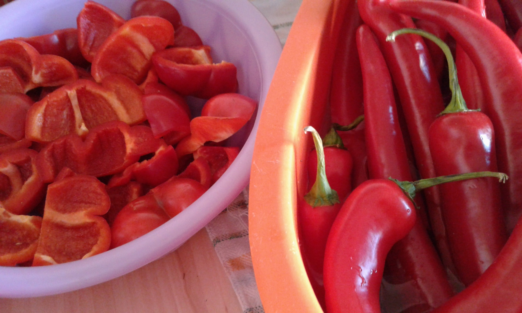 Dulceata de ardei iute rosu