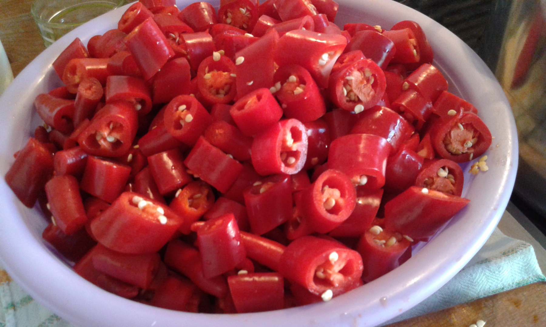 Dulceata de ardei iute rosu