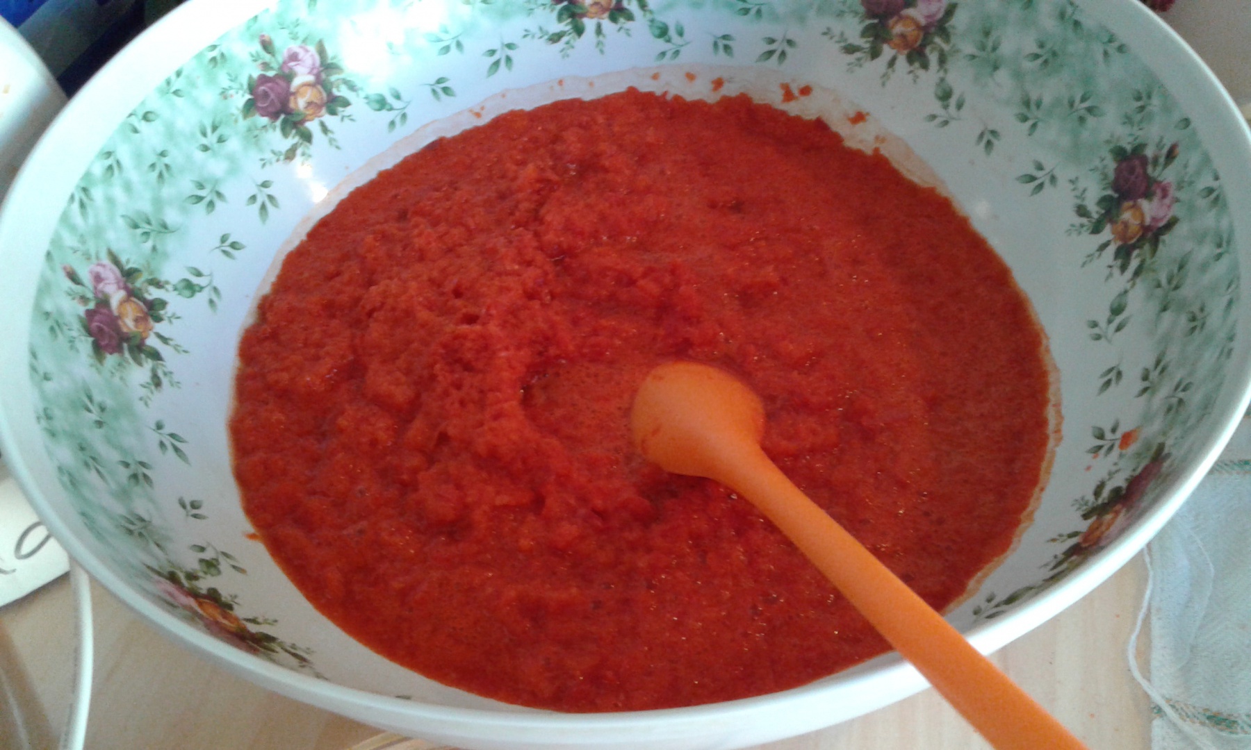 Dulceata de ardei iute rosu