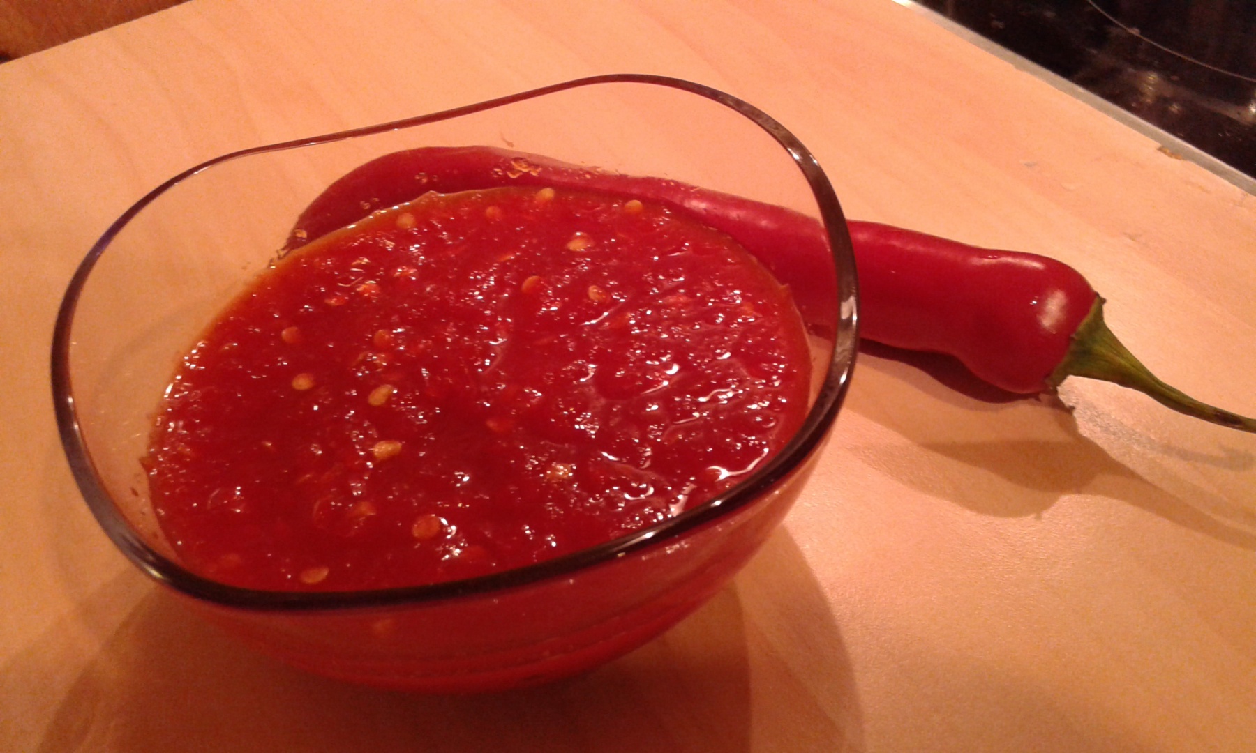 Dulceata de ardei iute rosu