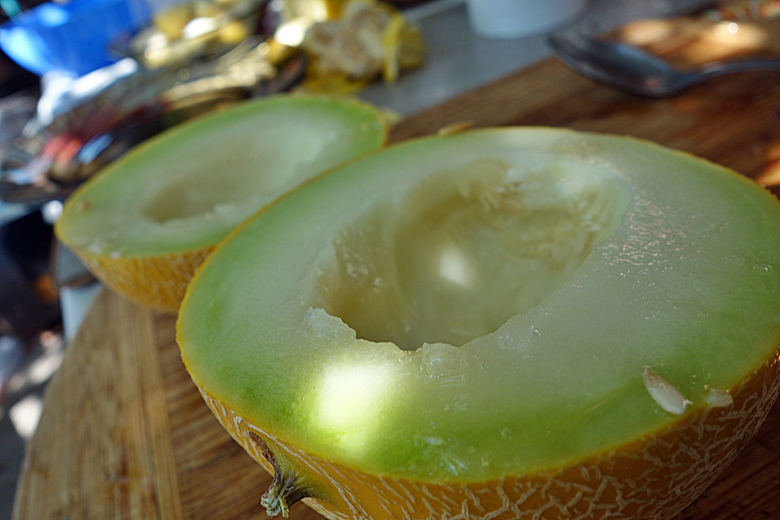 Dulceata din pepene galben si mere Golden