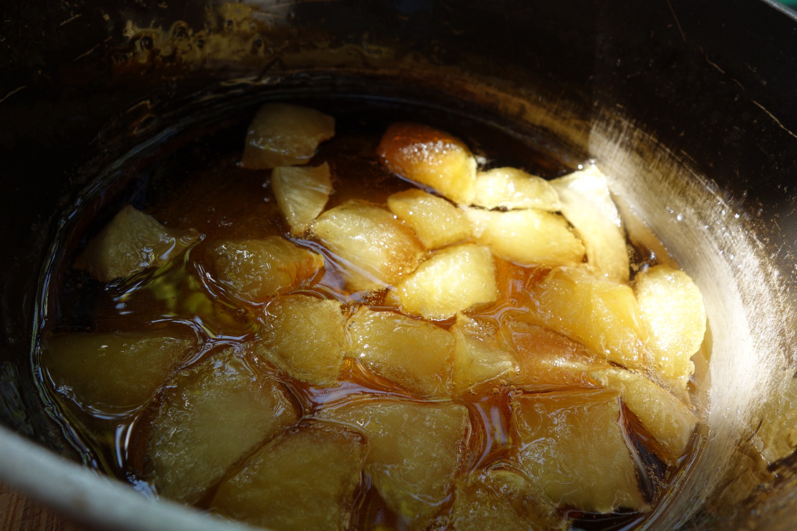 Dulceata din pepene galben si mere Golden