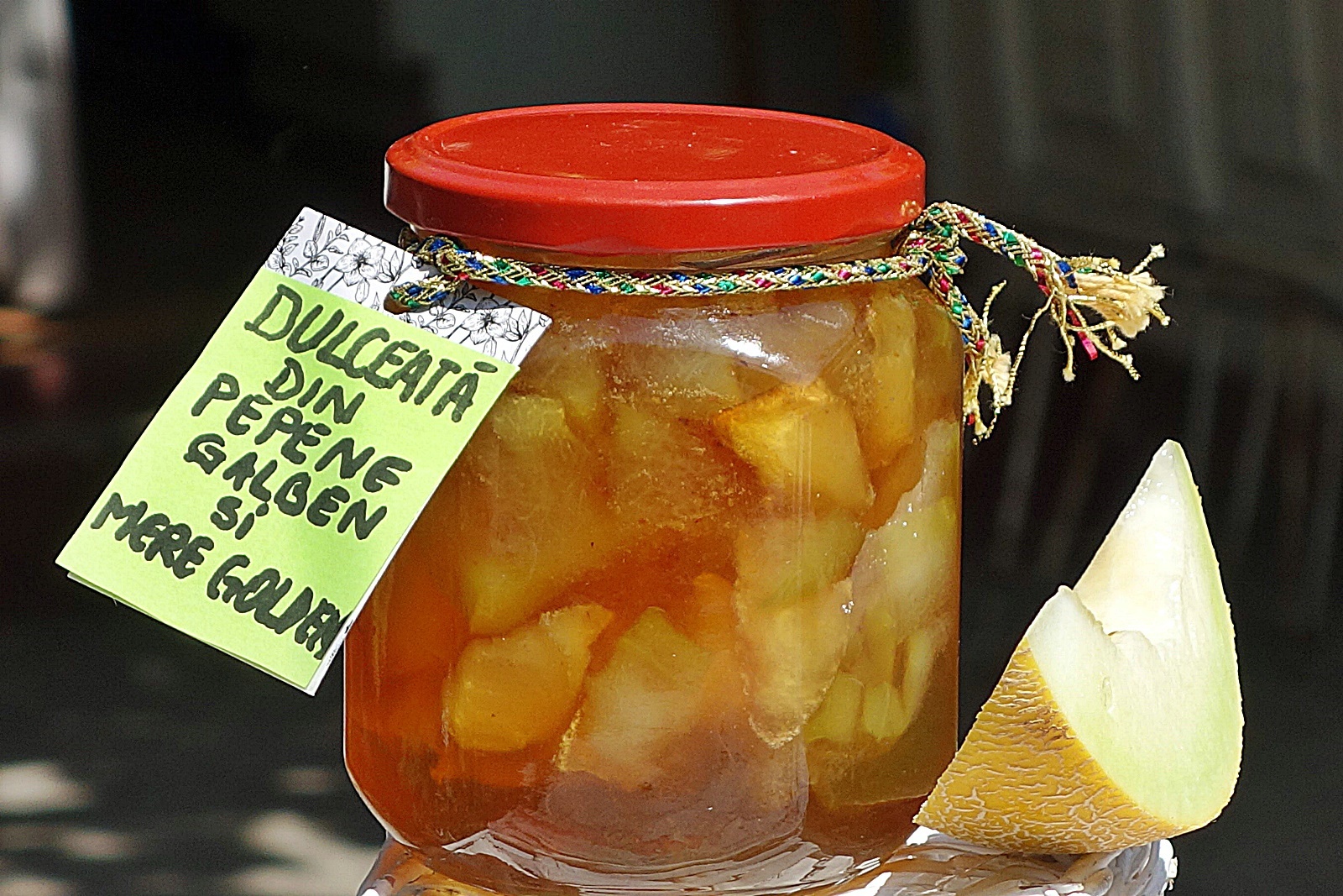 Dulceata din pepene galben si mere Golden