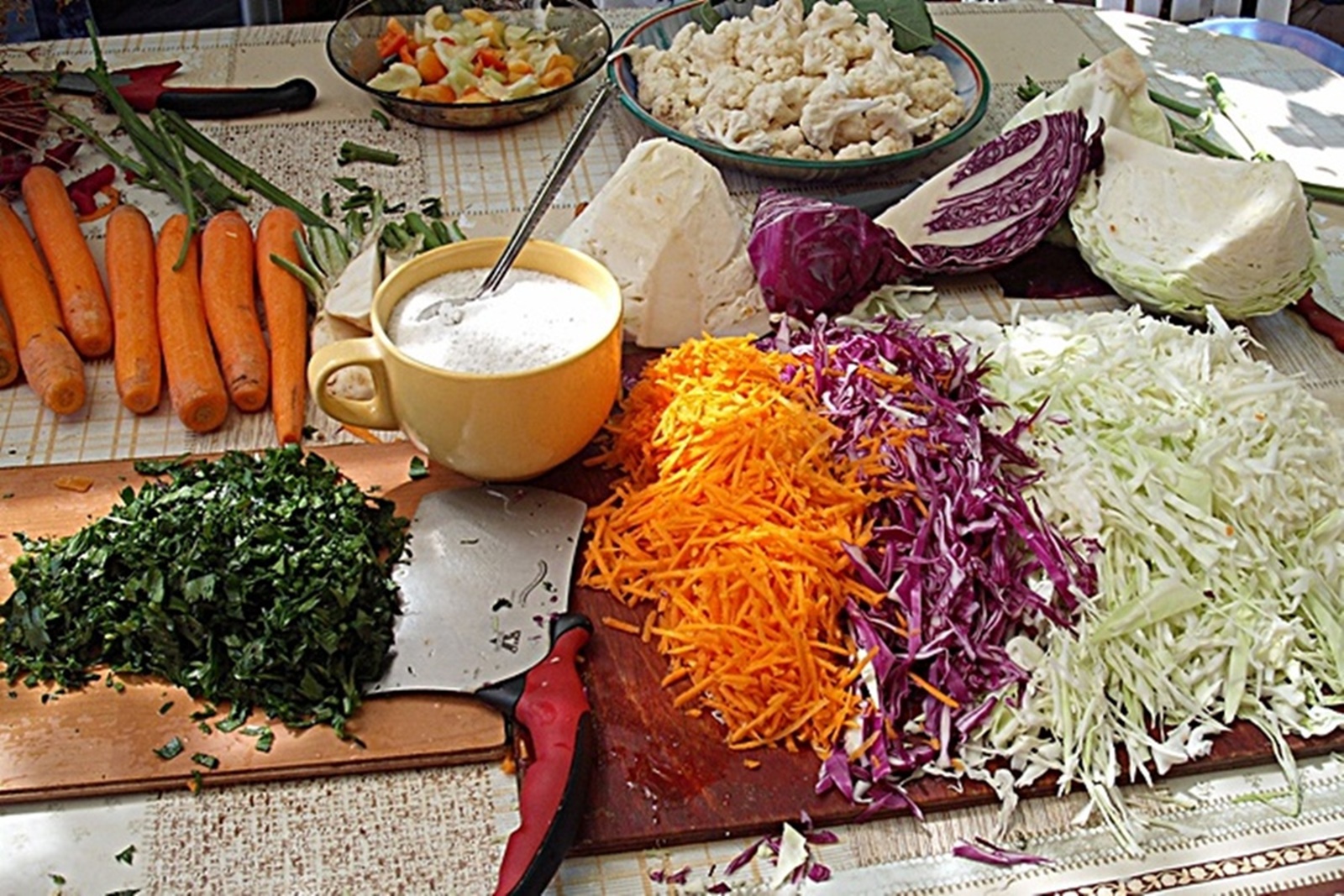 Ardei umpluti cu varza si morcovi