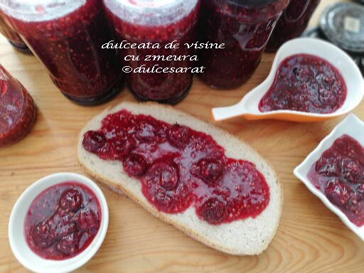 Dulceata de zmeura si visine