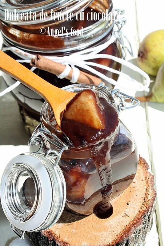 Dulceata de fructe cu ciocolata