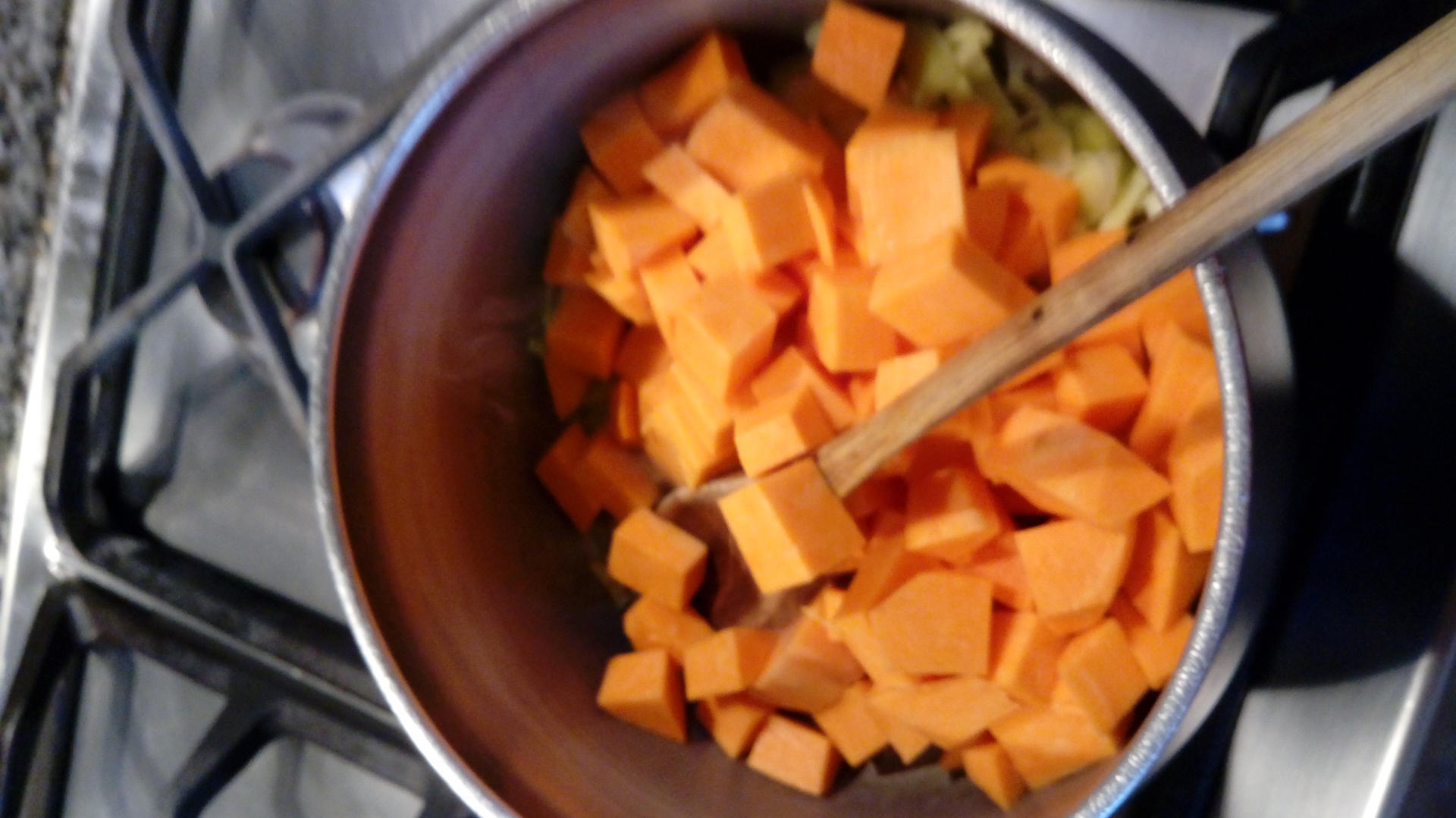 Supa-crema de cartofi dulci