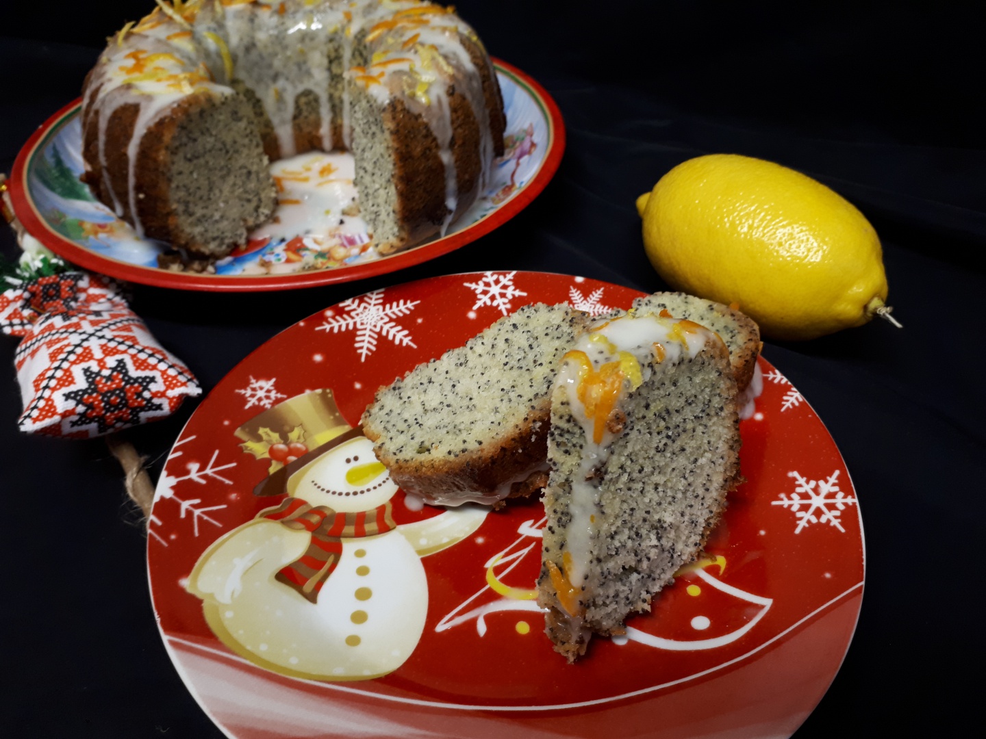 Chec cu mac si lamaie