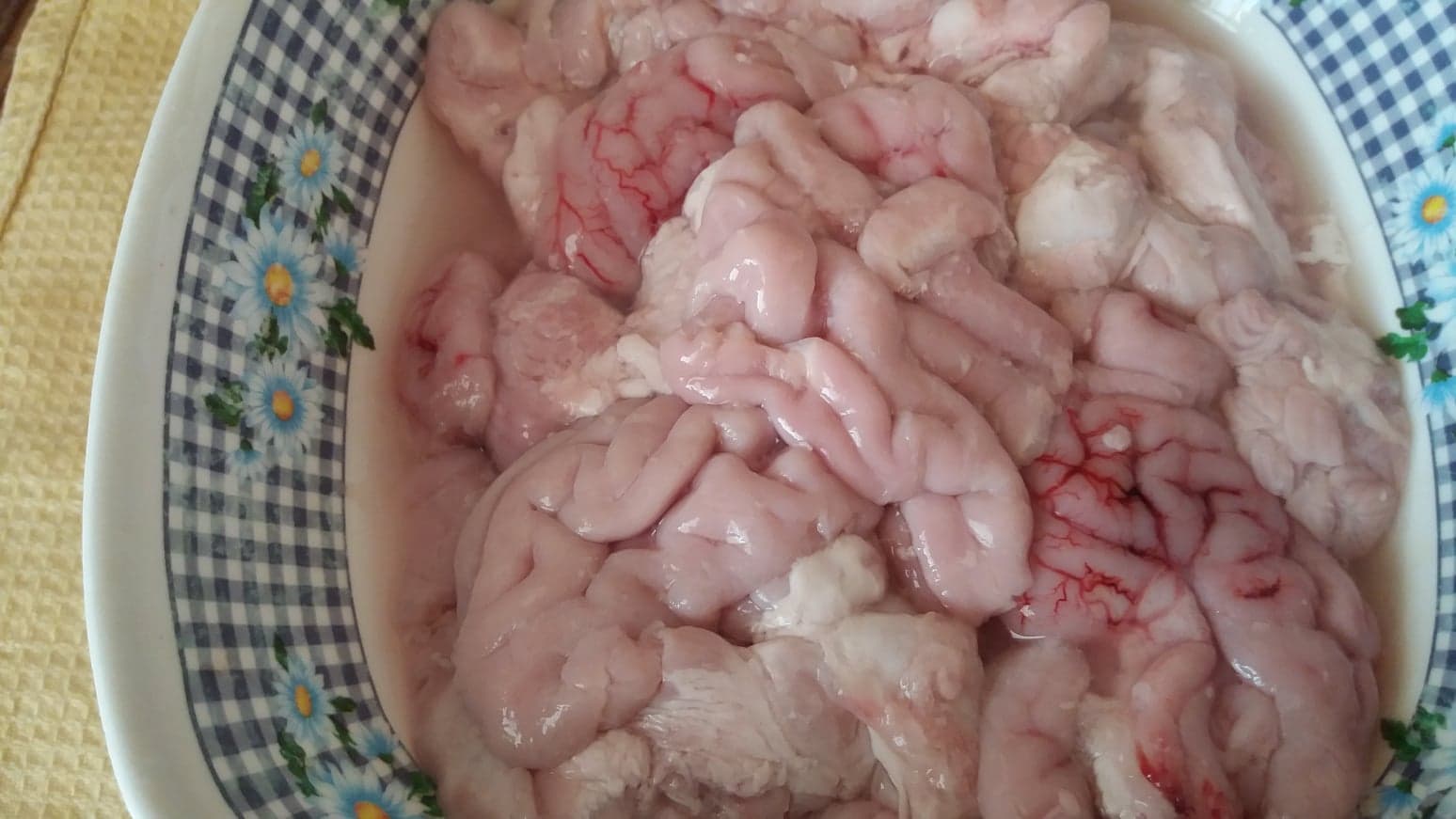 Creier de porc cu ceapa