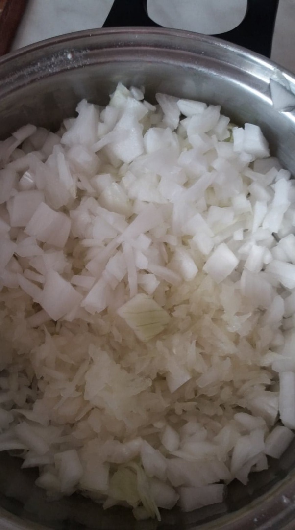 Creier de porc cu ceapa