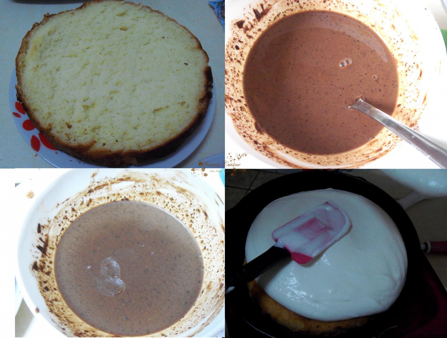 Tort Floare de Cires, cu glazura oglinda