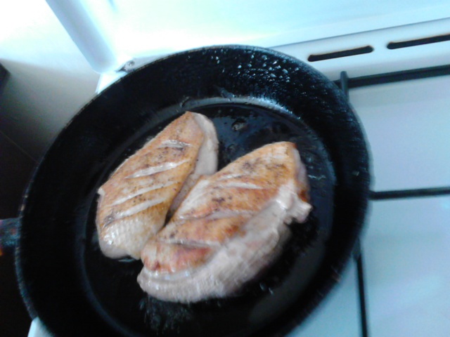 Piept de rata cu legume