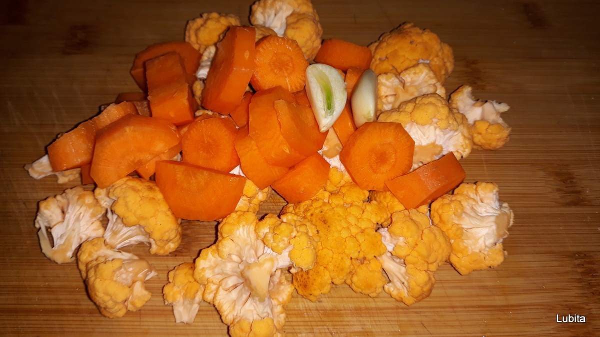 Somon cu piure de conopida