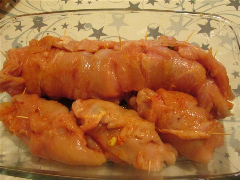 Rulada de curcan cu legume