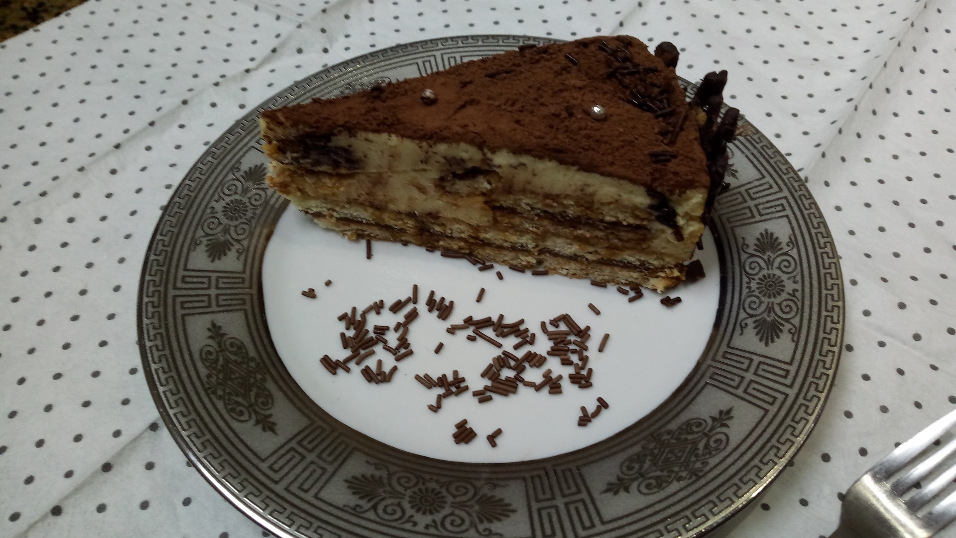 Tort tiramisu cu biscuiti digestivi si nutella