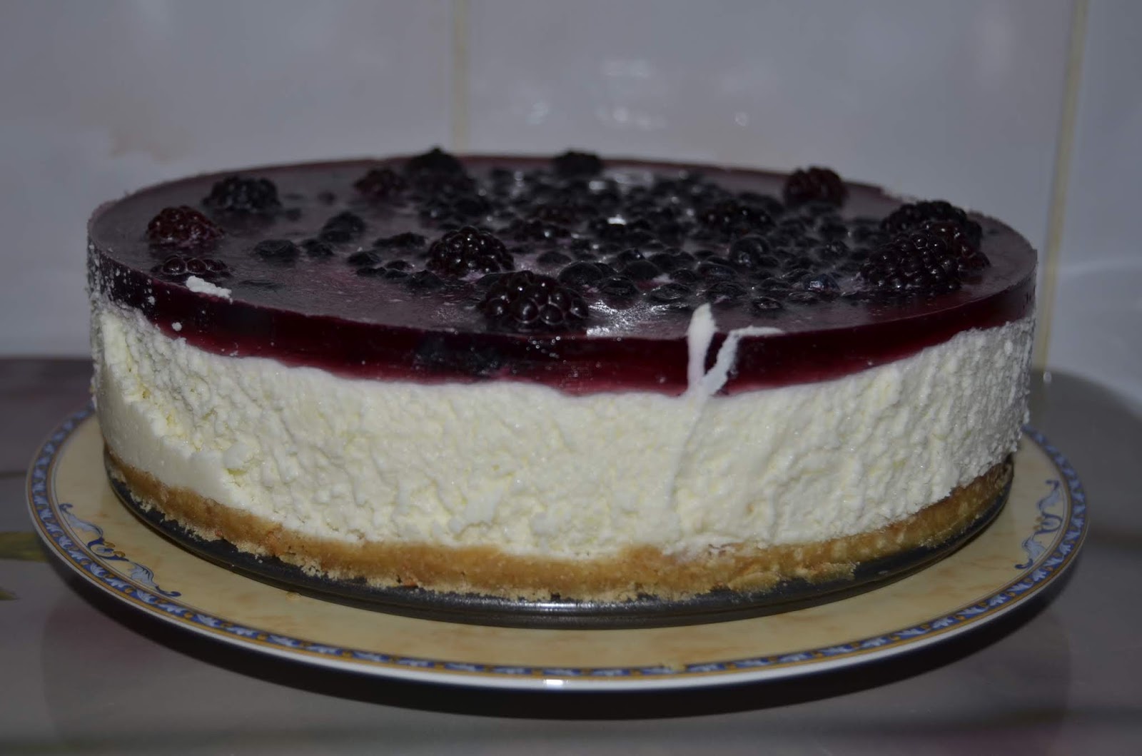 Cheesecake cu fructe de padure