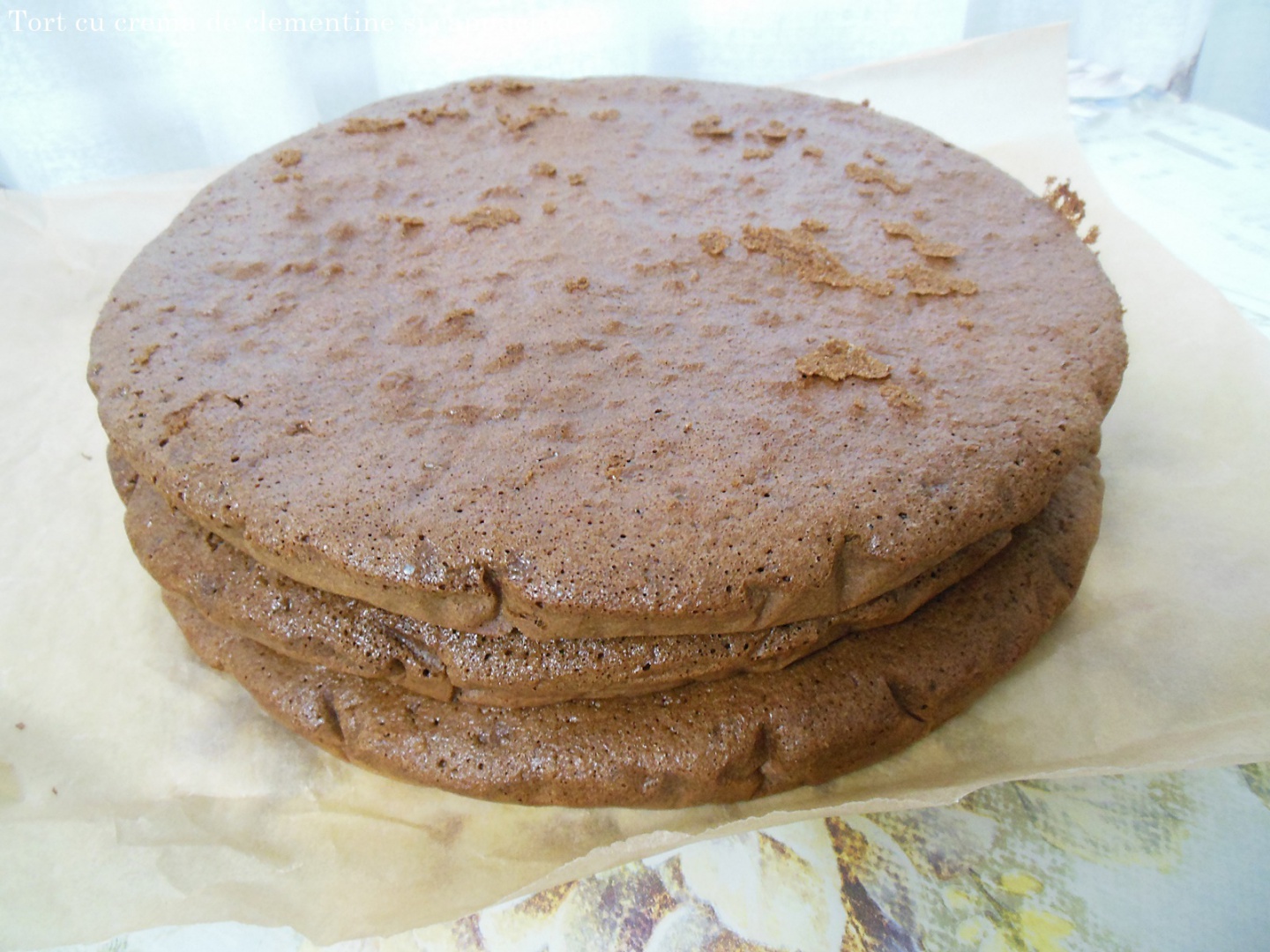 Tort cu crema de clementine si cappucino