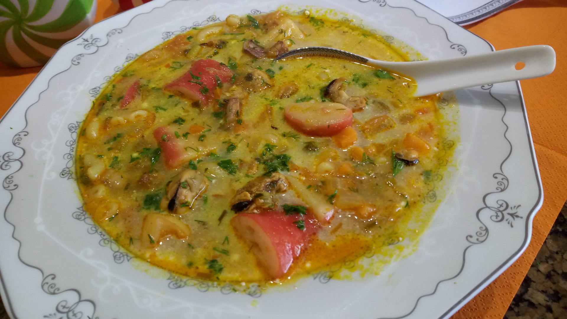 Supa de fructe de mare