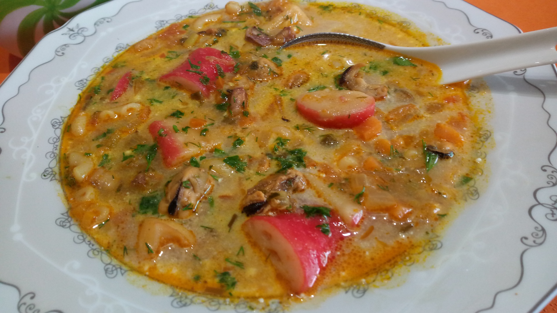 Supa de fructe de mare