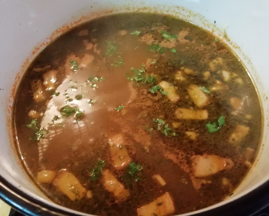 Ciorba de spanac cu zeama de varza murata