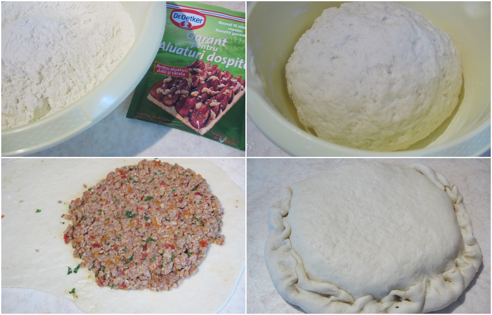 Placinta cu carne si legume la slow cooker Crock-Pot 4,7 L