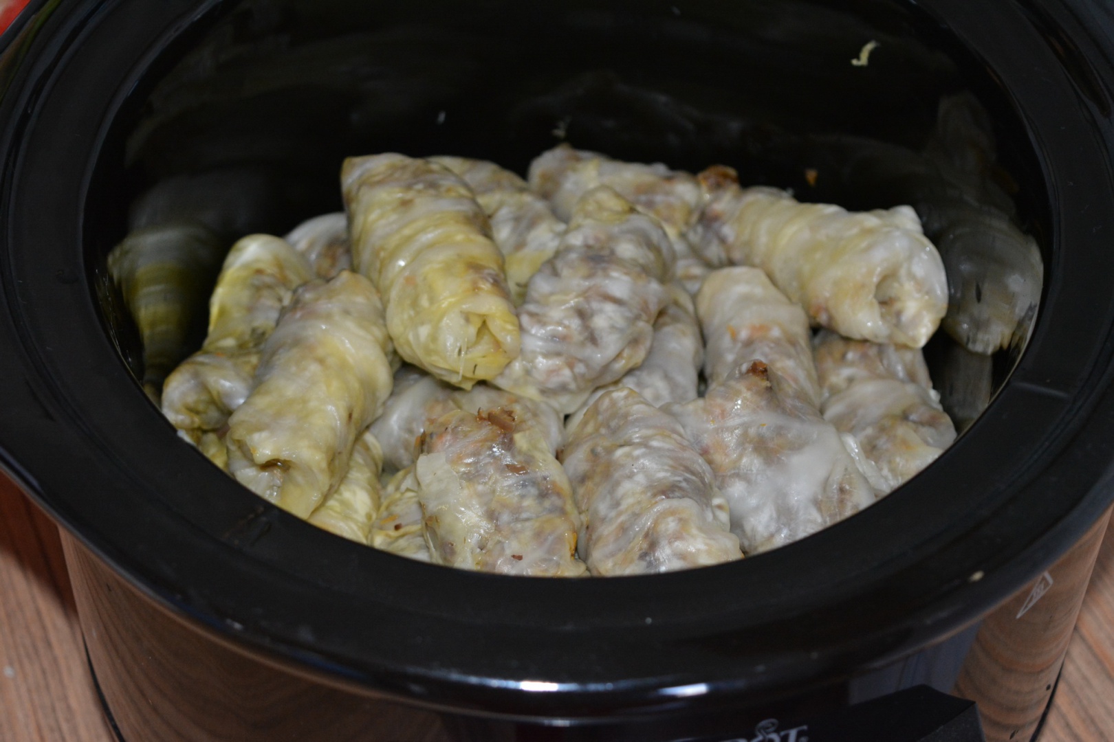 Sarmale cu ciuperci si bulgur-de post, la slow cooker Crock-Pot