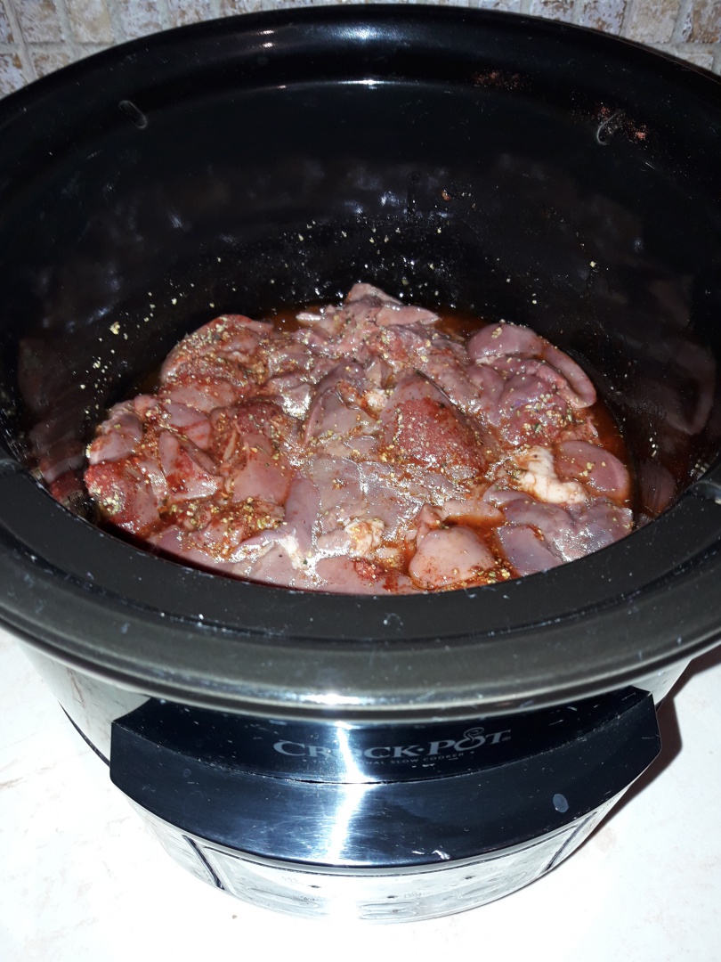 Pateu de ficat de pui gatit la slow cooker Crock-Pot Digital 4.7l