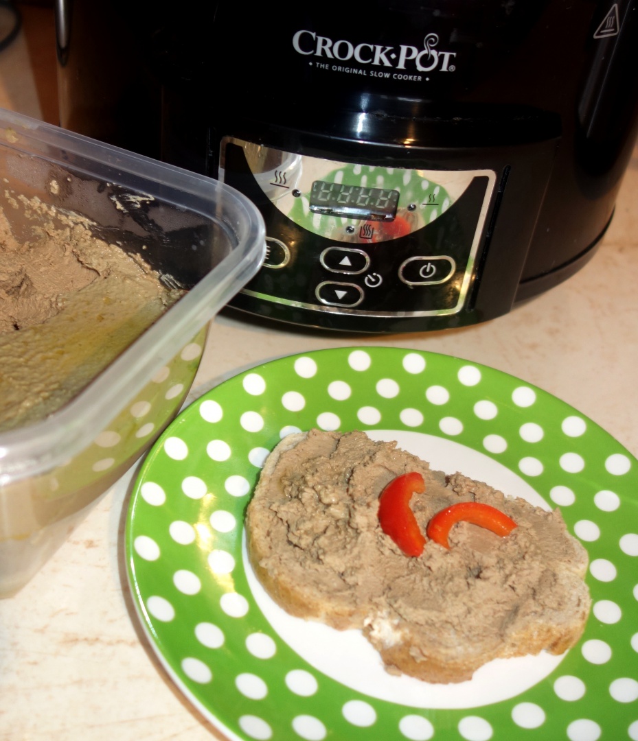 Pateu de ficat de pui gatit la slow cooker Crock-Pot Digital 4.7l