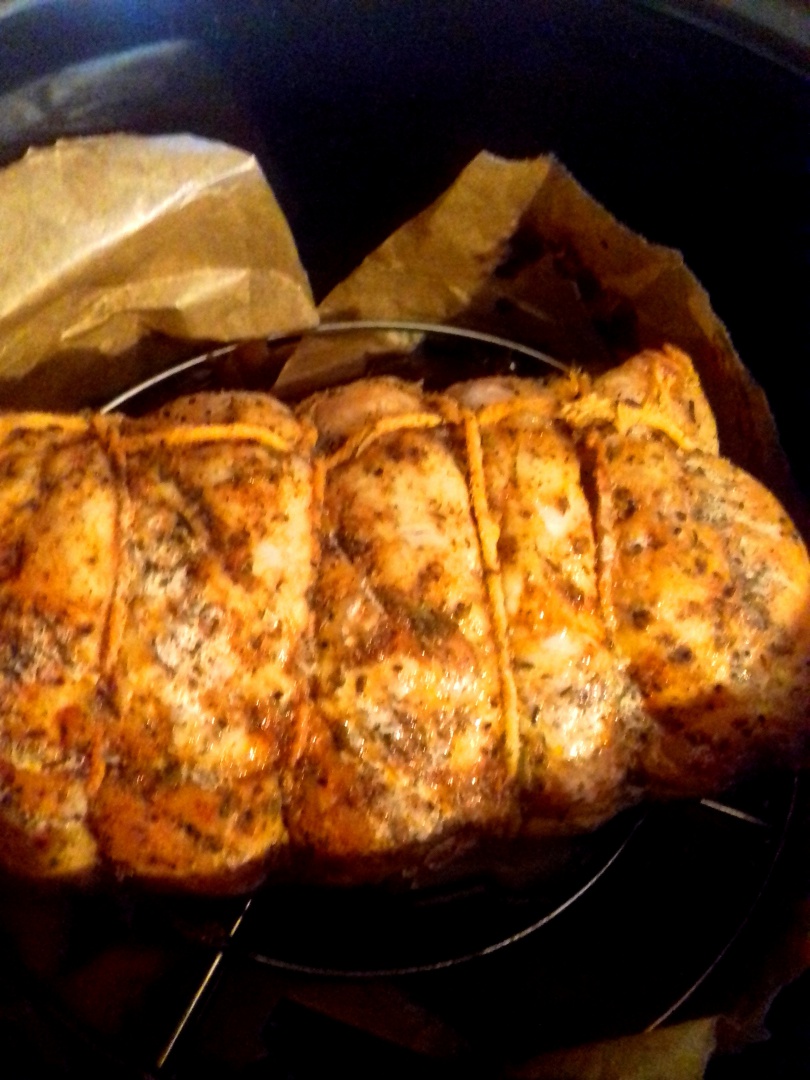 Muschi de porc- pastrama, gatit la slow cooker Crock-Pot