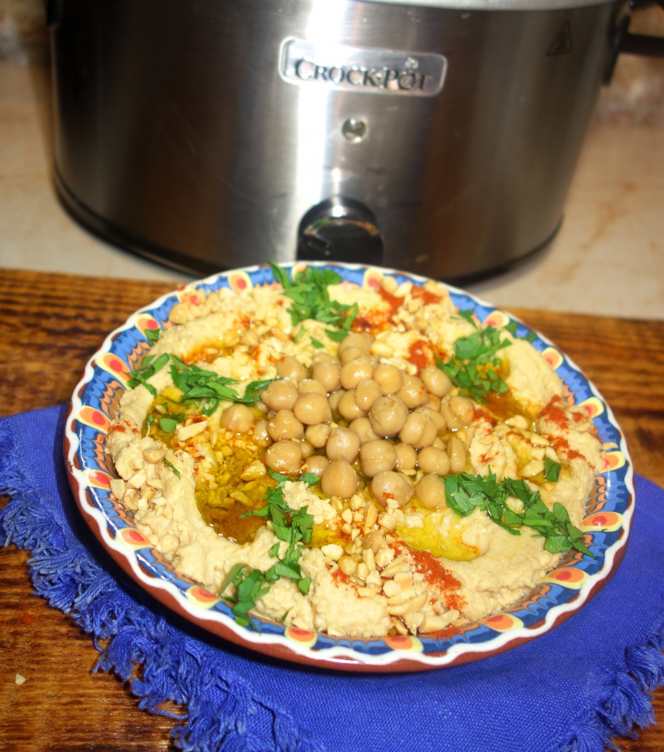 Humus gatit la slow cooker Crock-Pot 3.5 l