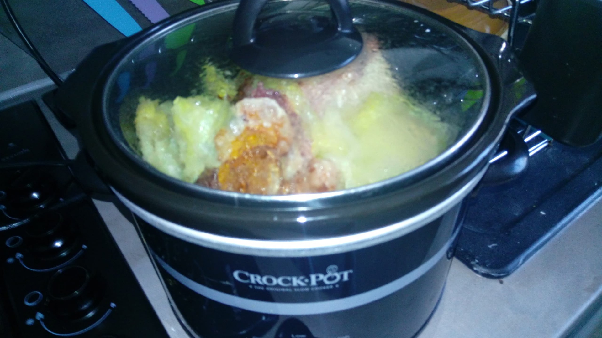 Varza cu ciolan afumat la slow cooker Crock-Pot