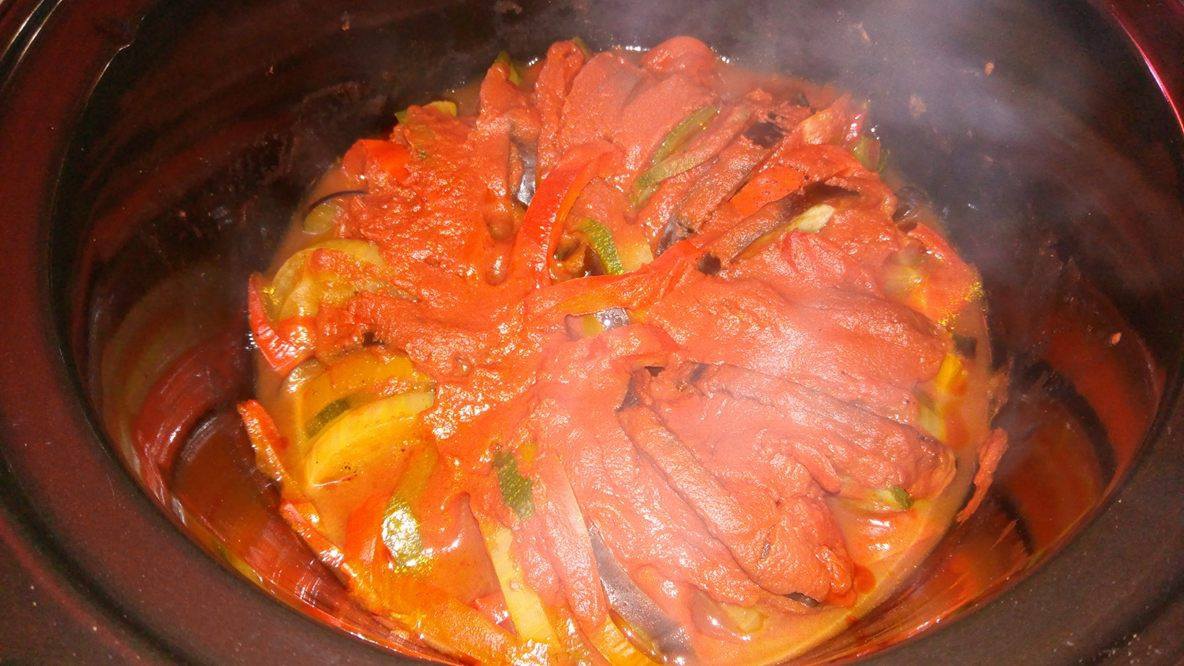 Ratatouille la slow cooker Crock-Pot