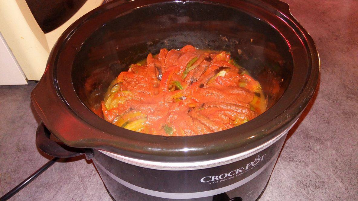 Ratatouille la slow cooker Crock-Pot