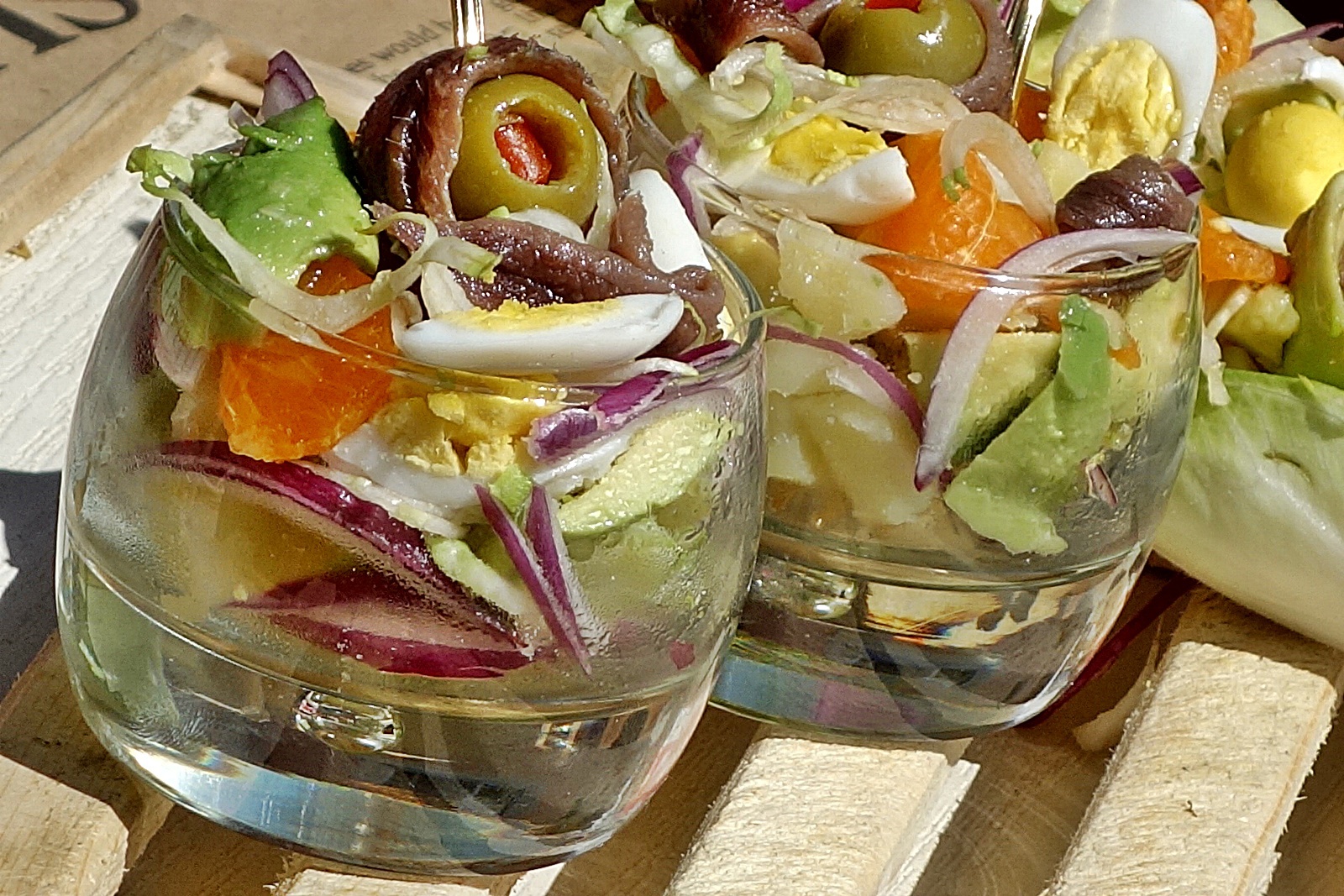 Salata  cu file de ansoa