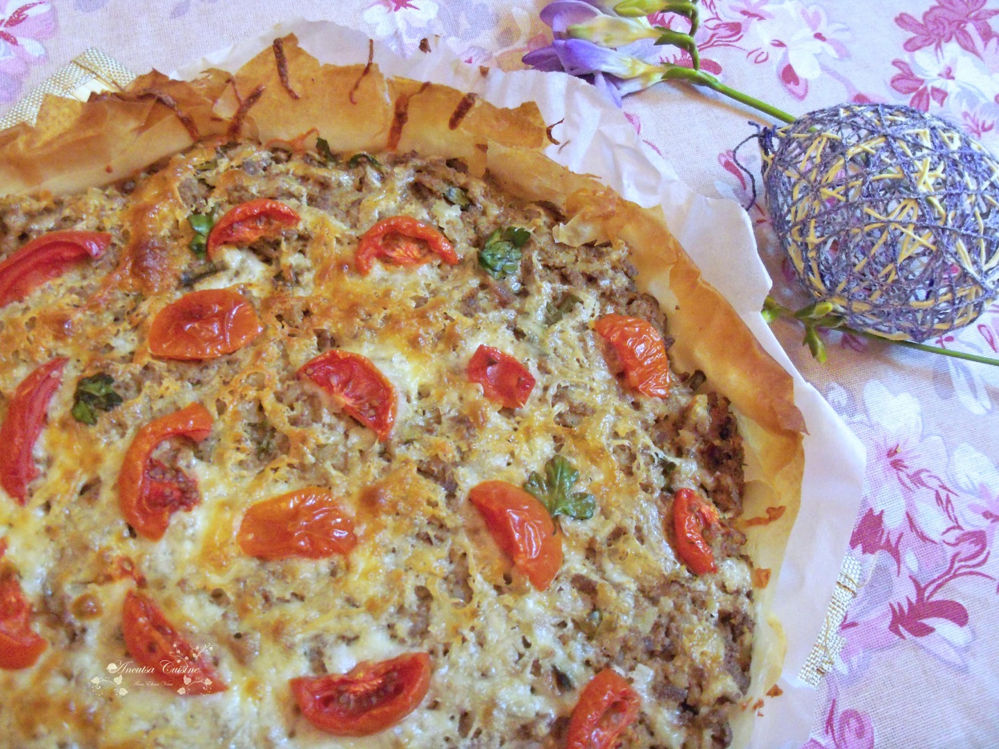 Drob din ficat de porc in foi de placinta – reteta simpla, gustoasa si usor de preparat