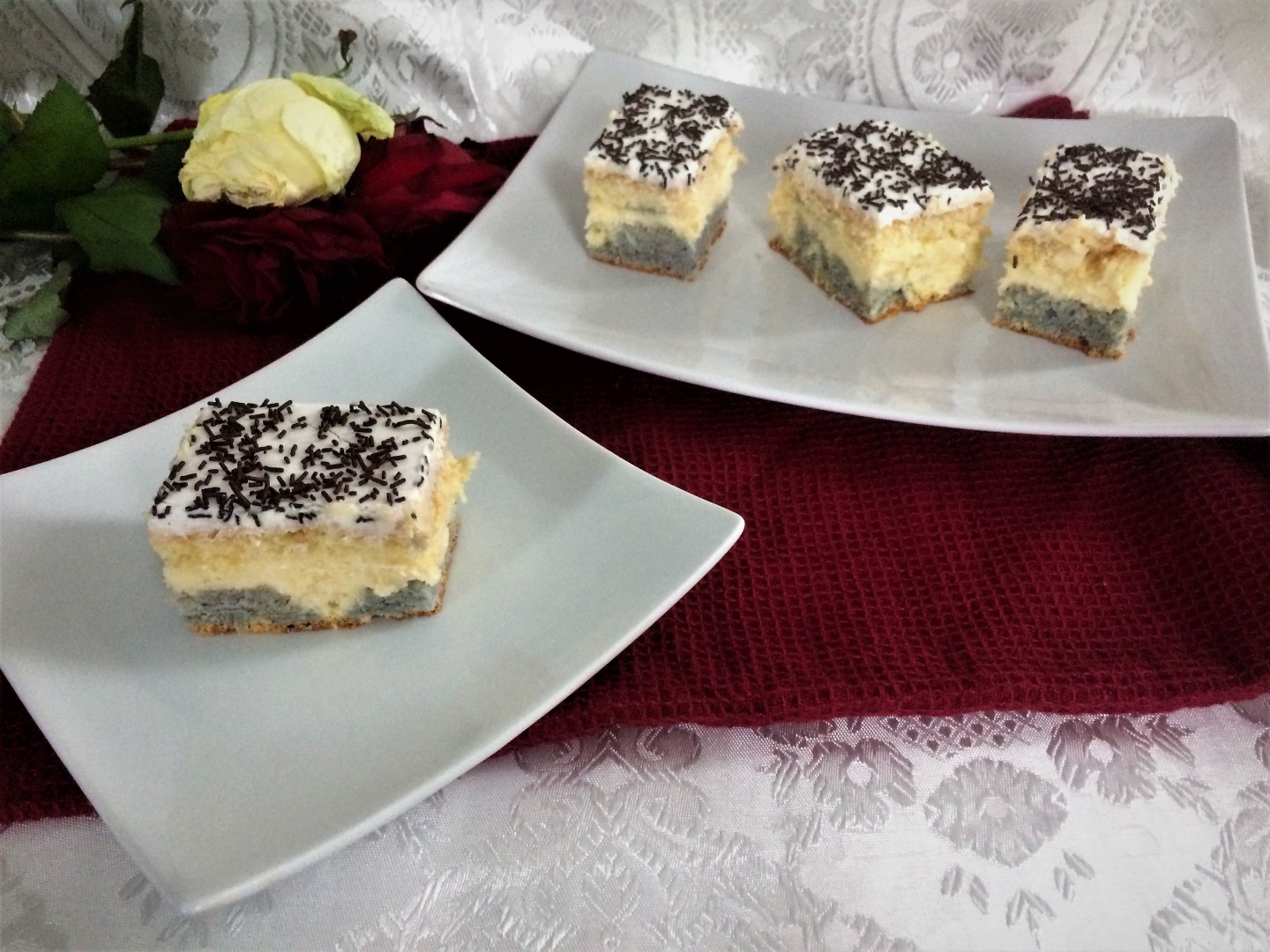 Prajitura cu crema de vanilie