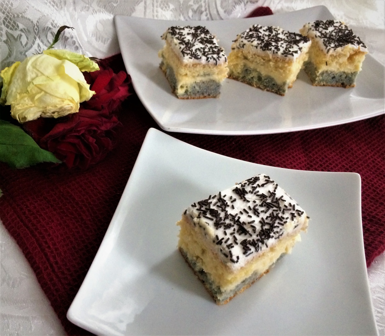 Prajitura cu crema de vanilie