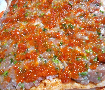 Rulada din fleica de porc, cu carne tocata